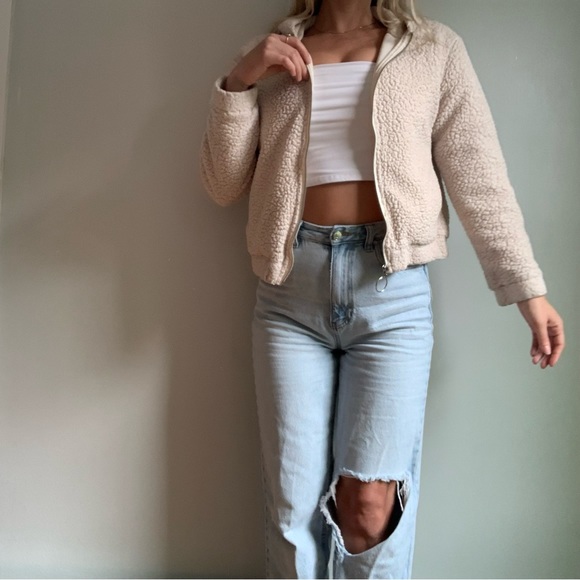 TEDDY bomber zip-up jacket - Picture 4 of 13